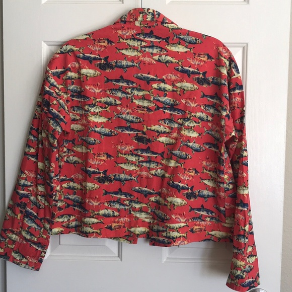 Light jacket fish pattern - Picture 4 of 4